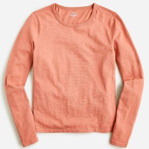 J. Crew NWT Slub Cotton Long Sleeve Tee sz S